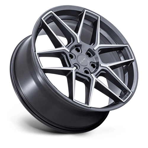 Niche 1Pc Nc281 Rise 20X10.5 +38 Anthracite W/ Machined Face