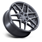 Niche 1Pc Nc281 Rise 20X10.5 +38 Anthracite W/ Machined Face