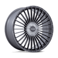 Niche 1Pc Nc282 Serene 22X10.5 +38 Gloss Titanium Brushed