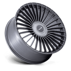 Niche 1Pc Nc282 Serene 22X10.5 +20 Gloss Titanium Brushed