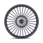 Niche 1Pc Nc282 Serene 22X10 +30 Gloss Titanium Brushed
