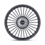 Niche 1Pc Nc282 Serene 20X9 +35 Gloss Titanium Brushed