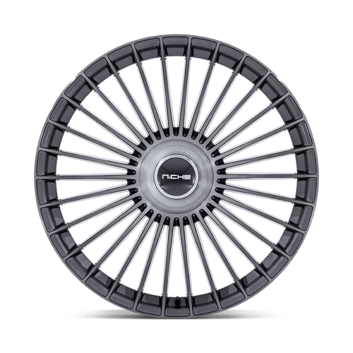 Niche 1Pc Nc282 Serene 20X9 +35 Gloss Titanium Brushed