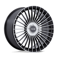 Niche 1Pc Nc282 Serene 21X10.5 +20 Gloss Black W/ Machined Face