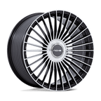 Niche 1Pc Nc282 Serene 22X10.5 +38 Gloss Black W/ Machined Face