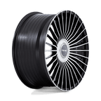 Niche 1Pc Nc282 Serene 24X10 +30 Gloss Black W/ Machined Face