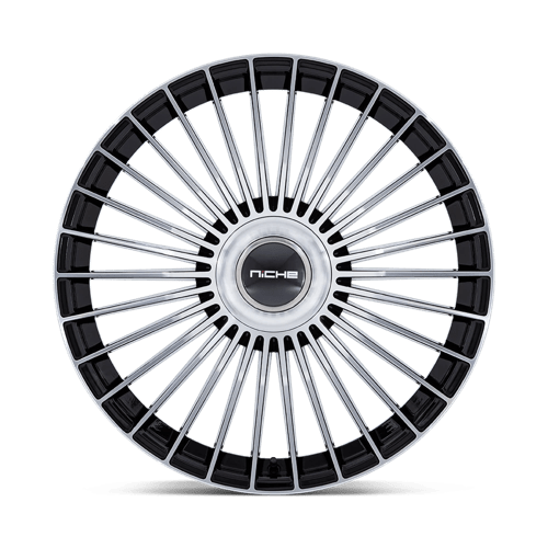 Niche 1Pc Nc282 Serene 24X10 +30 Gloss Black W/ Machined Face