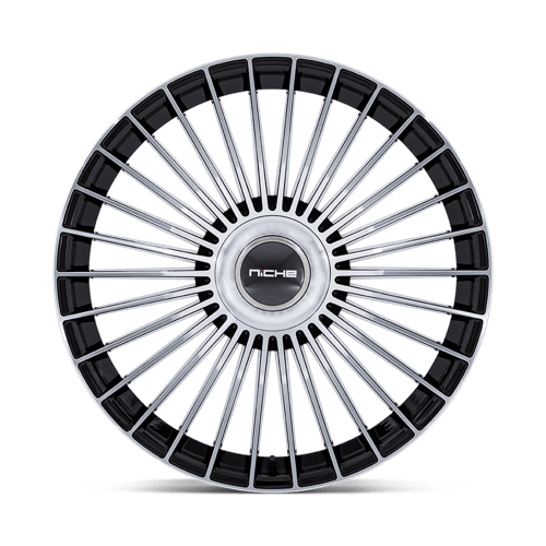 Niche 1Pc Nc282 Serene 24X10 +20 Gloss Black W/ Machined Face