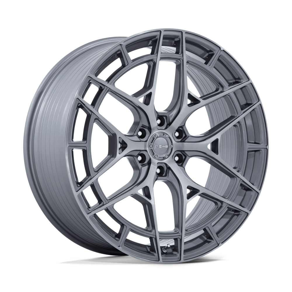 Niche 1Pc Nc284 Adria 24X10 +20 Platinum W/ Brushed Face