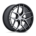 Niche 1Pc Nc286 Riviera 22X10.5 +38 Gloss Black W/ Machined Face