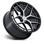 Niche 1Pc Nc286 Riviera 20X11 +20 Gloss Black W/ Machined Face