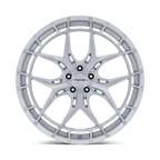 Niche 1Pc Nc286 Riviera 22X9 +27 Gloss Silver W/ Brushed Face