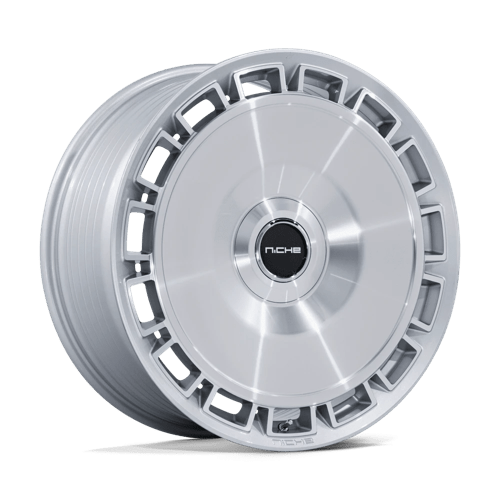 Niche 1Pc Nc287 Venice 20X10.5 +20 Gloss Silver W/ Machined Face