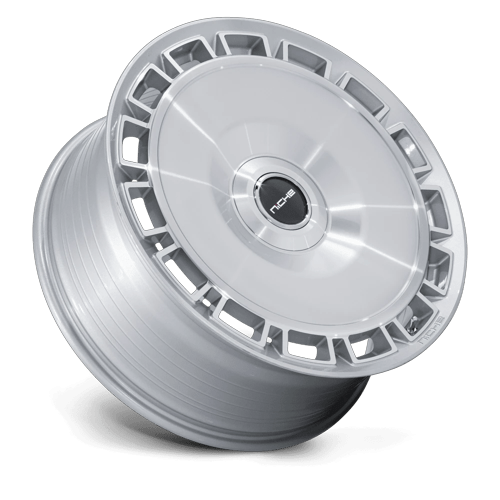 Niche 1Pc Nc287 Venice 20X10.5 +40 Gloss Silver W/ Machined Face