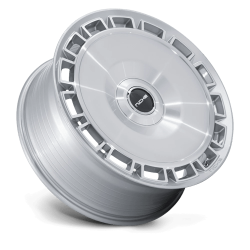 Niche 1Pc Nc287 Venice 24X10 +30 Gloss Silver W/ Machined Face