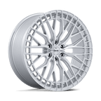 Niche 1Pc Nc288 Genoa 22X10 +30 Gloss Silver W/ Machined Face