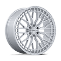 Niche 1Pc Nc288 Genoa 22X9.5 +38 Gloss Silver W/ Machined Face