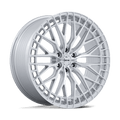 Niche 1Pc Nc288 Genoa 22X10 +20 Gloss Silver W/ Machined Face