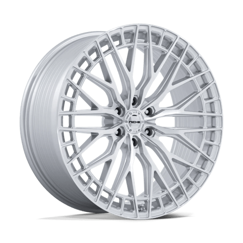 Niche 1Pc Nc288 Genoa 24X10 +0 Gloss Silver W/ Machined Face