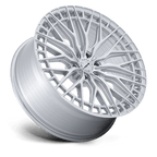 Niche 1Pc Nc288 Genoa 22X10 +20 Gloss Silver W/ Machined Face