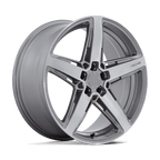 Niche 1Pc M270 Teramo 20X9.5 +25 Anthracite Brushed Face Tint