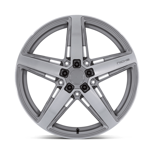 Niche 1Pc M270 Teramo 20X9 +25 Anthracite Brushed Face Tint