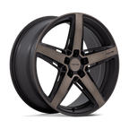 Niche 1Pc M271 Teramo 20X9.5 +25 Matte Black W Double Dark Tint