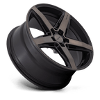 Niche 1Pc M271 Teramo 20X9 +25 Matte Black W Double Dark Tint