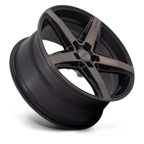 Niche 1Pc M271 Teramo 20X9.5 +25 Matte Black W Double Dark Tint