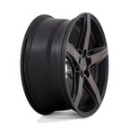 Niche 1Pc M271 Teramo 20X9 +38 Matte Black W Double Dark Tint
