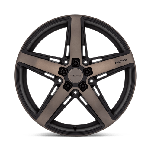 Niche 1Pc M271 Teramo 20X9 +25 Matte Black W Double Dark Tint