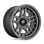 Fuel 1Pc D668 Nitro 17X9 -12 Matte Gun Metal