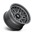 Fuel 1Pc D668 Nitro 17X9 -12 Matte Gun Metal