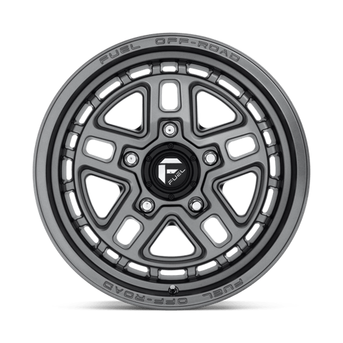Fuel 1Pc D668 Nitro 17X9 +1 Matte Gun Metal