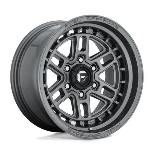 Fuel 1Pc D668 Nitro 17X9 +1 Matte Gun Metal