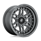 Fuel 1Pc D668 Nitro 17X9 -12 Matte Gun Metal