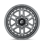 Fuel 1Pc D668 Nitro 17X9 +1 Matte Gun Metal