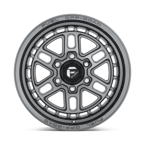 Fuel 1Pc D668 Nitro 17X9 +1 Matte Gun Metal