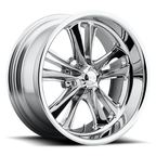 Foose 1Pc F097 Knuckle 17X7 +1 Chrome Plated