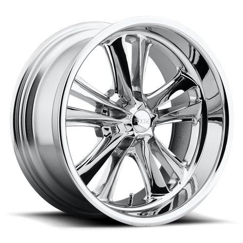 Foose 1Pc F097 Knuckle 17X8 +1 Chrome Plated