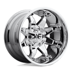 Fuel 1Pc D508 Octane 20X12 -44 Chrome