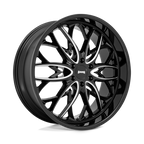 Dub 1Pc S263 Og 24X10 +30 Gloss Black Milled