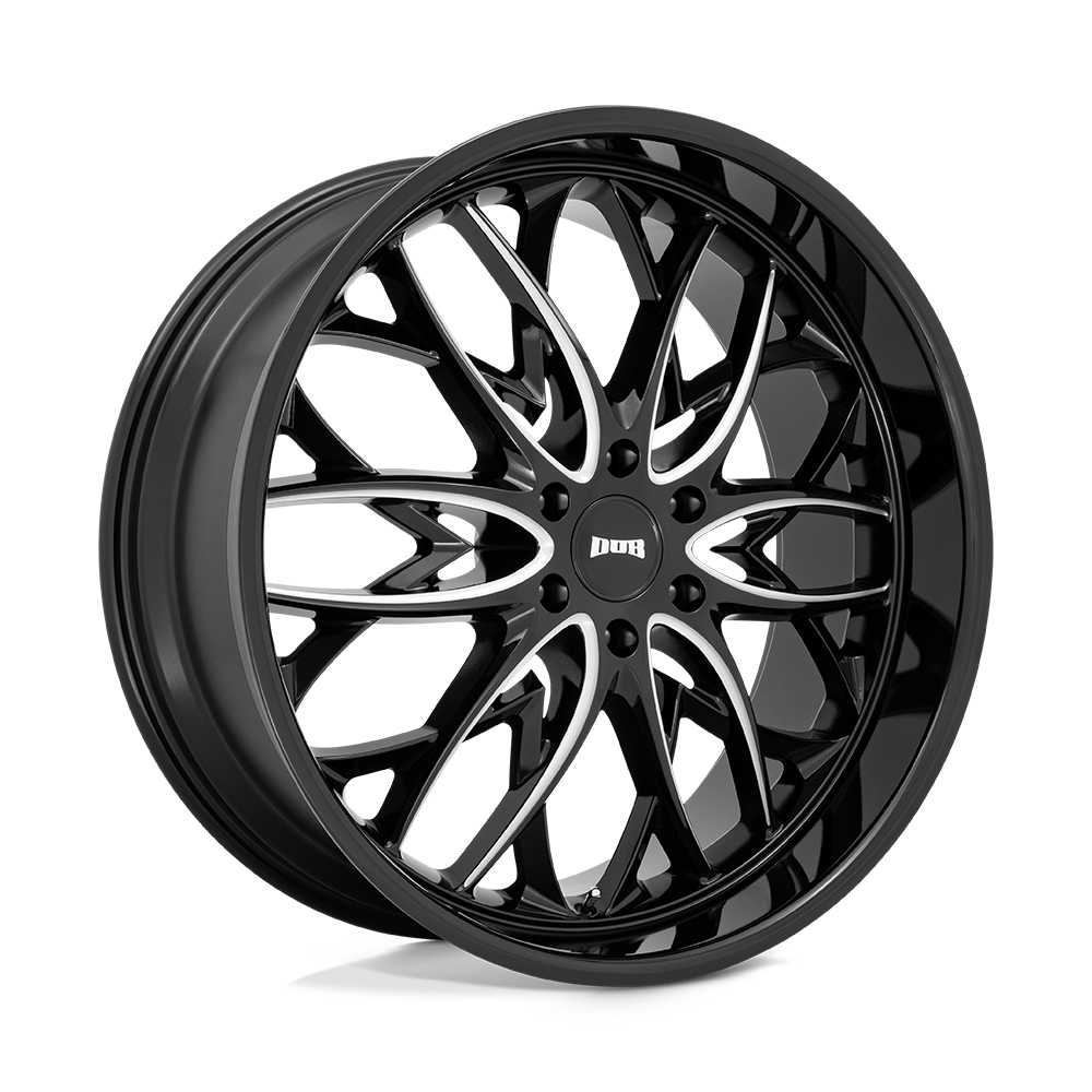 Dub 1Pc S263 Og 24X10 +30 Gloss Black Milled
