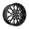 Dub 1Pc S263 Og 26X10 +30 Gloss Black Milled