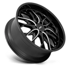 Dub 1Pc S263 Og 24X10 +25 Gloss Black Milled