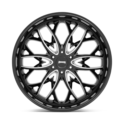 Dub 1Pc S263 Og 24X10 +30 Gloss Black Milled