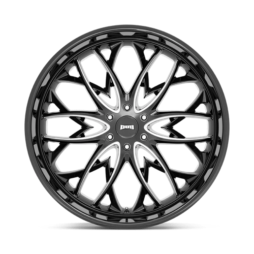 Dub 1Pc S263 Og 26X10 +25 Gloss Black Milled