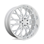 Dub 1Pc S264 Og 26X10 +30 Silver W/ Diamond Cut Lip