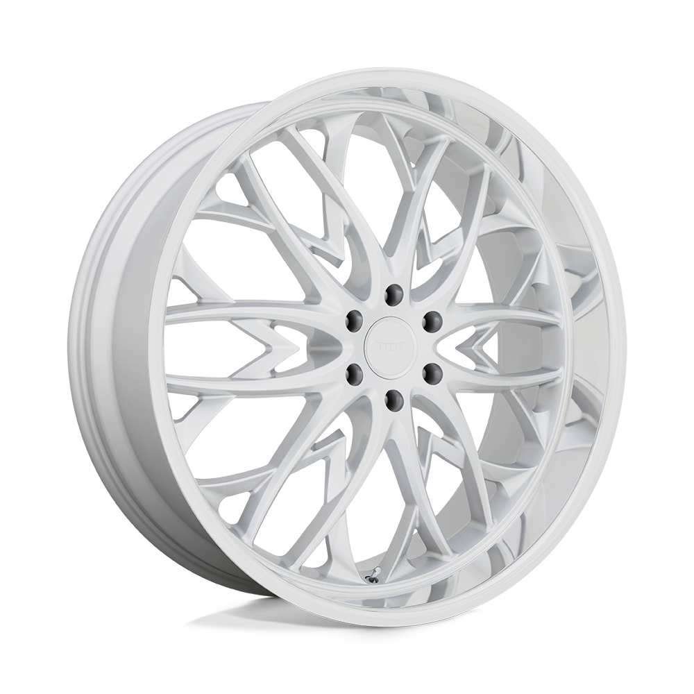 Dub 1Pc S264 Og 26X10 +30 Silver W/ Diamond Cut Lip