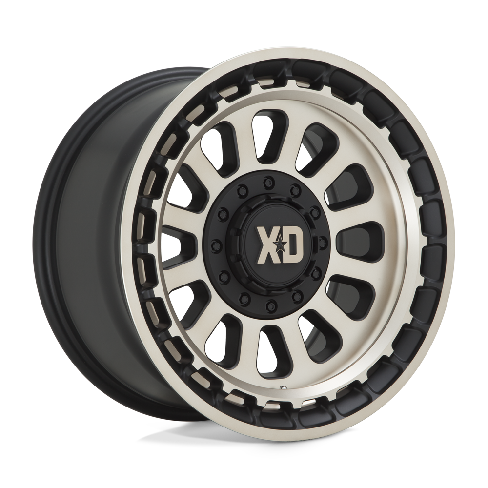 Xd Xd856 Omega 17X9 +18 Satin Black W/ Bronze Tint